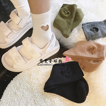 Japanese GP Loving Socks Girl Jane about 100 Lap Leather Shoes Short Socks Summer Thin midbarrel Sox cute