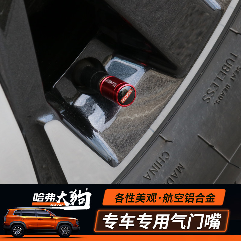 Haval big dog tire valve cover nut modified Haval big dog special gas nozzle cover leak valve core decoration