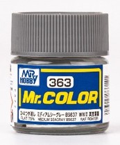 MR HOBBY County C363 World War II British fighter in the middle and late mid sea gray 10ml oily model paint