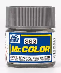 MR HOBBY County Shi C363 World War II British fighter in the middle and late Middle Sea gray 10ml oily model paint