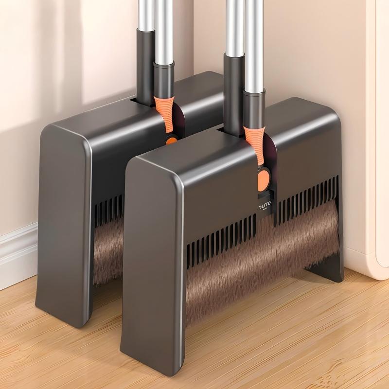 Japanese Designer Broom and Dustpan Household Set 2026 New Model Sweeping Broom and Dustpan Combination Foldable Garbage Shovel