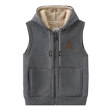 Зимняя бархатная толстовка с капюшоном, утепленный жилет подходит для мужчин и женщин для влюбленных, удерживающий тепло кардиган, увеличенная толщина