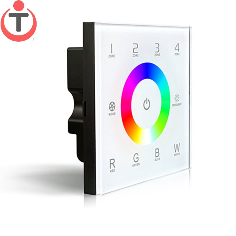 LED Controller RGBW touch panel Control smart home dimming DMX512 Output Control DMX Lamp