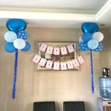 Штора, воздушный шар, детское вечернее платье, подарок на день рождения