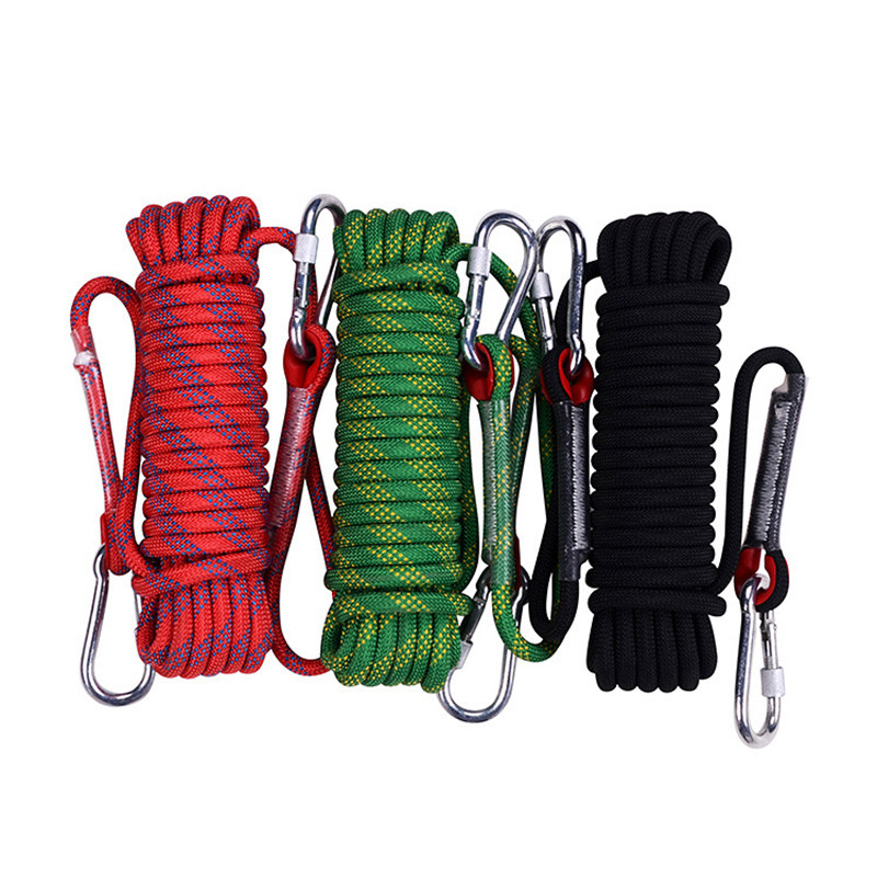 Rock Climbing Rope Outdoor Climbing Equipment Aloft Escape Rope Lifesaving Rope Climbing Rope Climbing Rope Abrasion Resistant Safety Rope