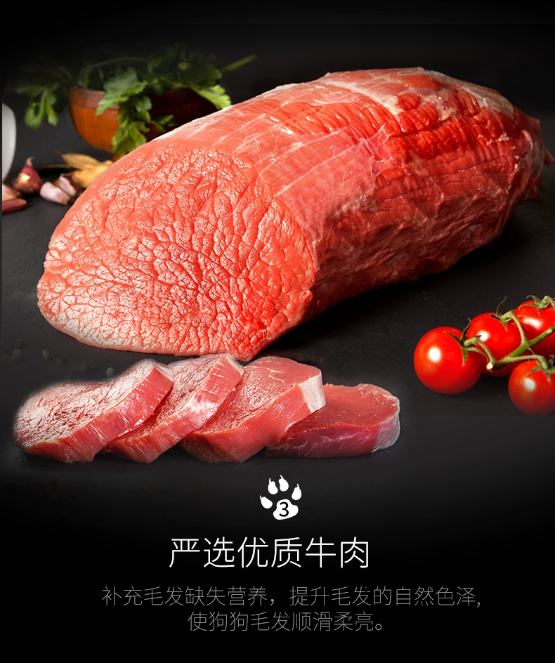 Teddy dog ​​thức ăn cho chó làm đẹp lông xé thành thức ăn cho chó thức ăn đặc biệt công thức dinh dưỡng chó nhỏ nói chung loại 5 kg - Chó Staples