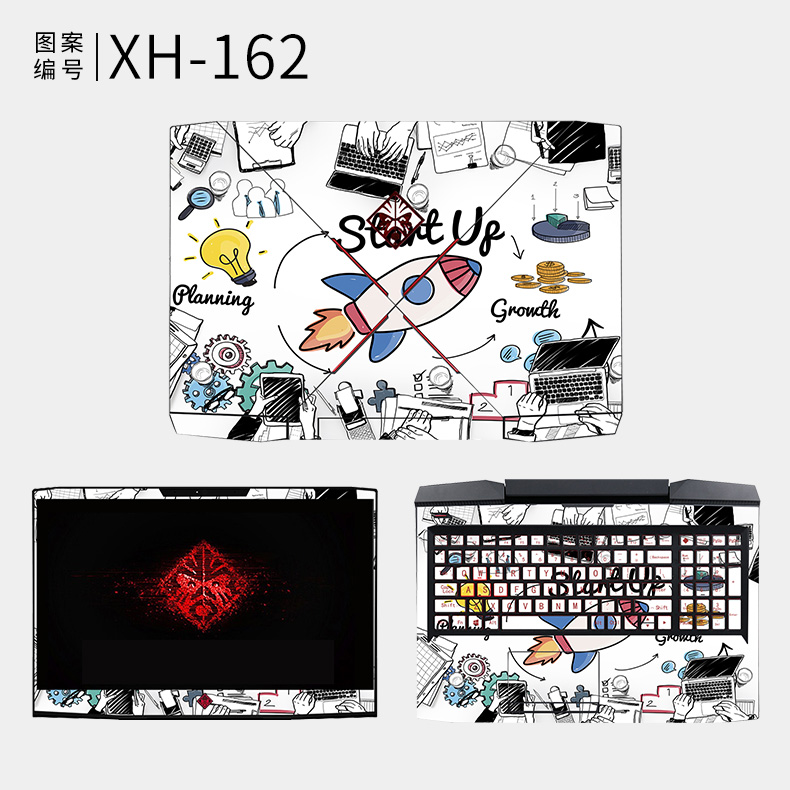 HP HP Light và Shadow 3 Shadow Elves 4 thế hệ Shell Foil 2 3Pro Creative Máy tính xách tay tùy chỉnh Sticker 15,6 Inch Complete Parts Trận 66 Chang Tourist Pavilion Bảo vệ phim