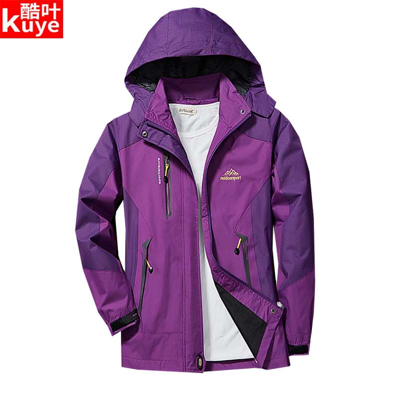 Submachine clothing women's spring and autumn slim down men's outdoor boomer Tibet waterproof windproof clothes single layer jacket Four Seasons Climbing Suit-Taobao