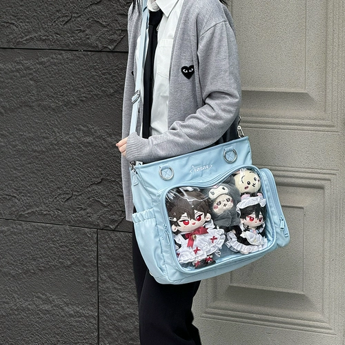 Вместительная и большая сумка на одно плечо, надевается на плечо