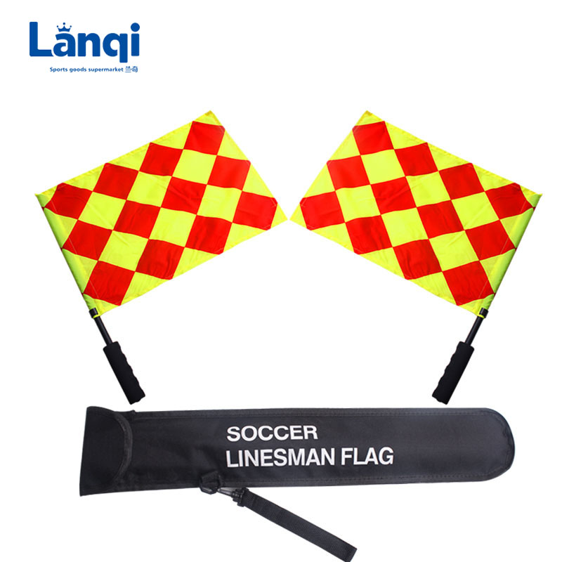 Football Match Patrol Flag Assistant Referee Flag Signal Issuer Flag Flag Flag Cutting Flag Soccer Referee Equipment