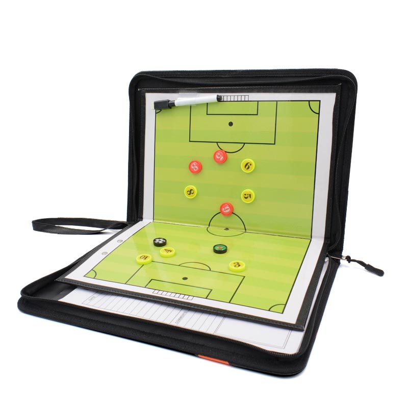 Football Coaching Board Folding Tactical Board Zip-Type Magnetic Tactical Disc Football Try Teaching Board Tactical Disc-Taobao