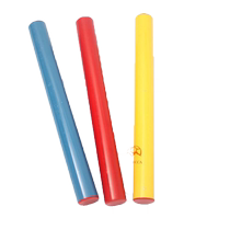 Aluminum alloy plastic red and white childrens relay baton for track and field competitions kindergarten sponge sports props
