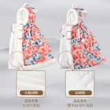 Детское демисезонное хлопковое одеяло для выхода на улицу, детский плащ, ветрозащитная зимняя толстовка с капюшоном, детская подарочная коробка, увеличенная толщина