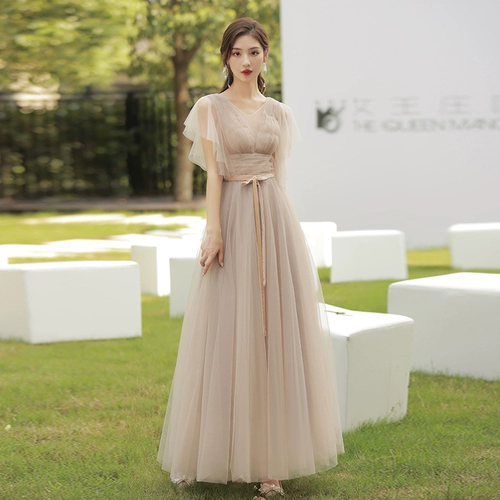 Платье подружки невесты, летнее вечернее платье, юбка, по фигуре, для подружки невесты