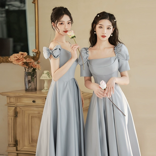 Летнее платье подружки невесты, юбка, по фигуре, изысканный стиль