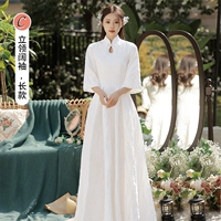 Белый, длинный