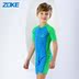 Zoke 洲 2019 hè mới cho trẻ em áo tắm một mảnh lạnh và khô đơn giản - Bộ đồ bơi của Kid đồ bơi cho bé gái 12 tuổi Bộ đồ bơi của Kid