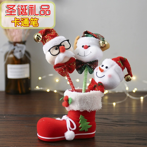 Декор, ювелирное украшение для школьников для детского сада, мультяшная рождественская голова куклы, рождественский подарок, подарок на день рождения