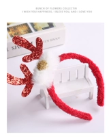 Голова пряжка 04 красные рога