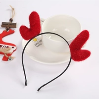 Голова пряжка 02 Плюш красный угол