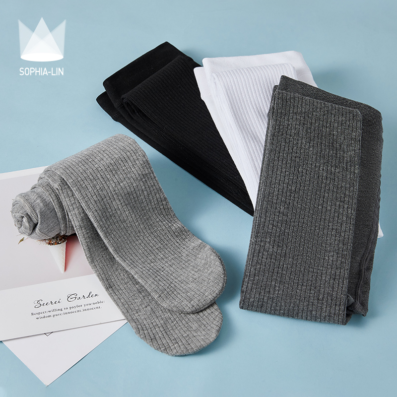 Children's dance socks Autumn and winter one-piece socks for practice special external wear one-piece socks Pure cotton dance socks thickened