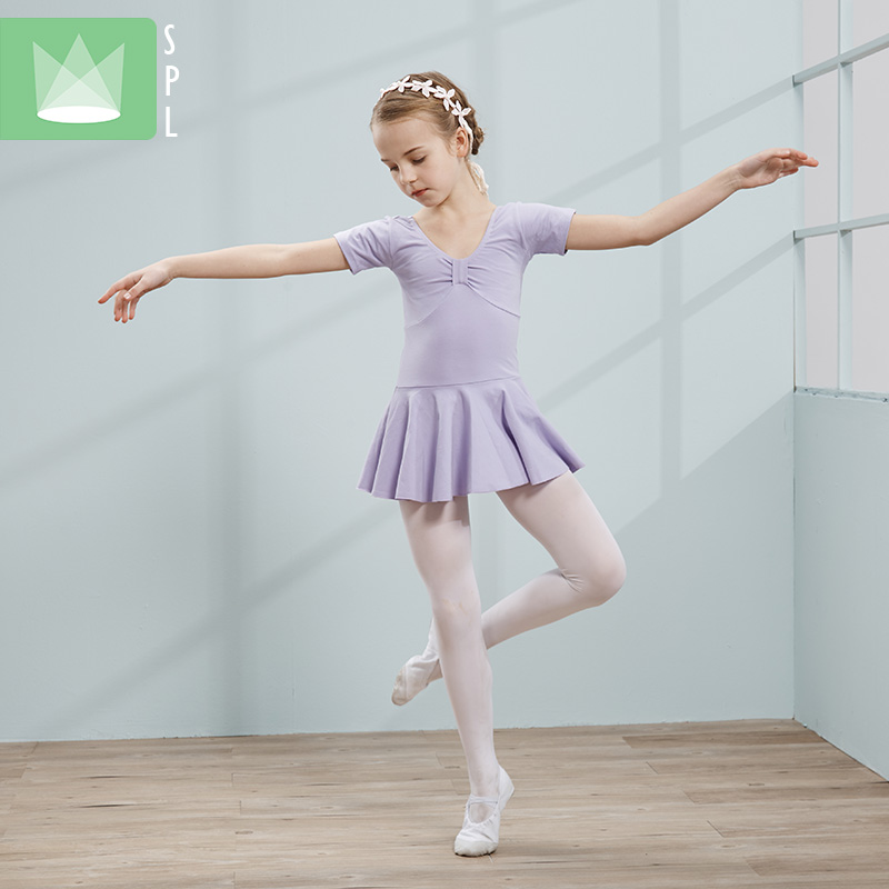 Champindine Summer's new children's rehearsant girls dance suit girl with ballet dresses to perform costumes