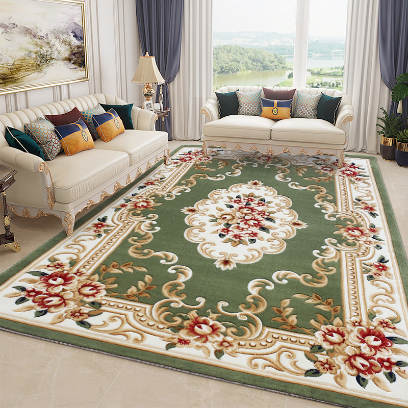 East Liter Carpet Pure Handmade Sculpture Flower Eu Style Living Room Sofa Tea Table Blanket Cushion American Extravagant Bedroom Floor Mat Chinese