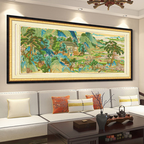 Vendetta origin picture cross stitch 2022 new line embroidered living room landscape name painting handmade yourself embroidered sharply