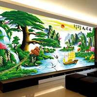 2023 New Yingke Pine Cross Line Line Line Вышивка гостиная