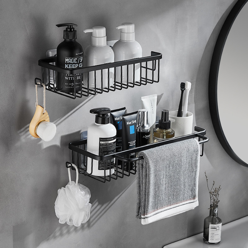 Makeup Room Bathroom Shelve Toilet Wash Wash Terrace Toilet with Perforated Wall-mounted Sanitary Paper Towel Box