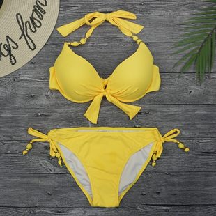 Big chest, big cup steel entitled sexy triangle Bikini big size lace, bikini female swimsuit