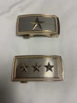 Mens business casual Samsung Pocket head star buckle men wild buckle 4cm wide automatic buckle