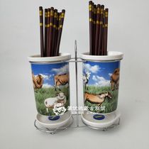 Mongolian chopstick rack Chopstick tube Yurt Mongolian restaurant Chopstick storage bucket Return supplies Chopstick rack