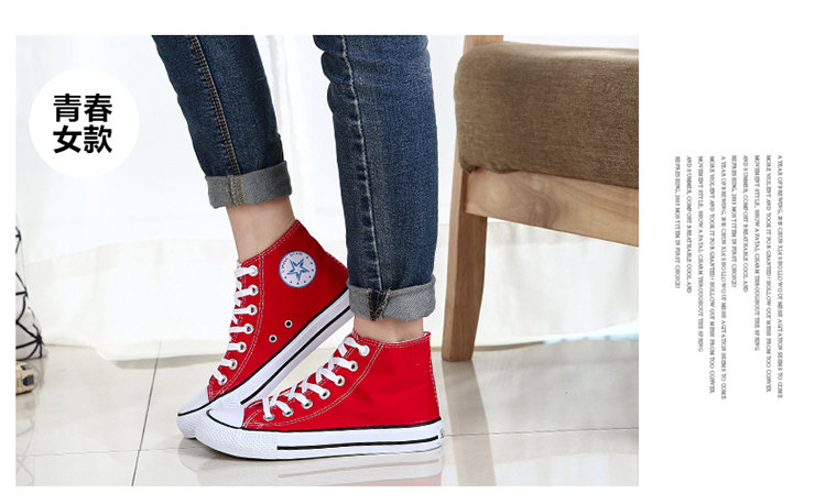 Cao-top giày giày nam Gao Bangchao nam Hàn Quốc phiên bản của xu hướng ulzzang canvas nam tinh thần guys thanh niên giày giày sneaker nike