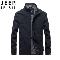 JEEP JEEP jacket men 2021 spring wild casual business windproof outside wear Fashion stand collar jacket men