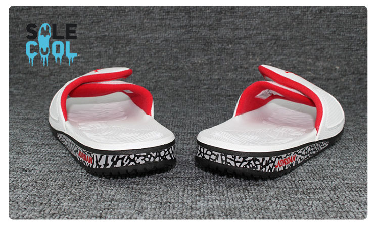 Air Jordan Hydro 3 AJ3 giày thể thao nam và giải trí của nam giới Velcro đỏ 854556-103 dép gucci nam