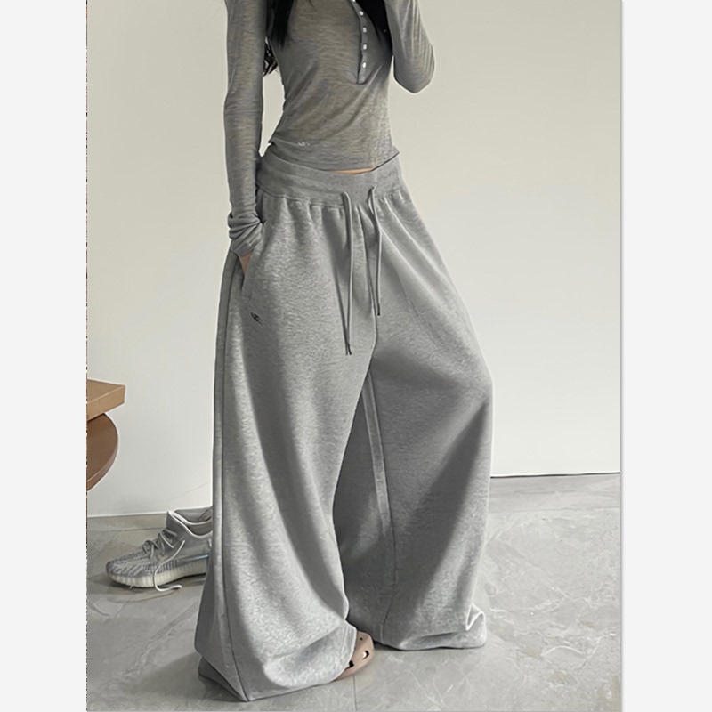 American Jazz Jzza Street Dance Wide-Leg Sweatpants for Women, New Autumn Hip-Hop Straight-Leg Casual Sweatpants American Jazz Jzza Street Dance Wide-Leg Sweatpants for Women, New Autumn Hip-Hop Straight-Leg Casual Sweatpants