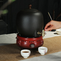 Haopin black pottery tea maker Electric pottery stove Tea maker Tea set Tea making tea warmer Health pot