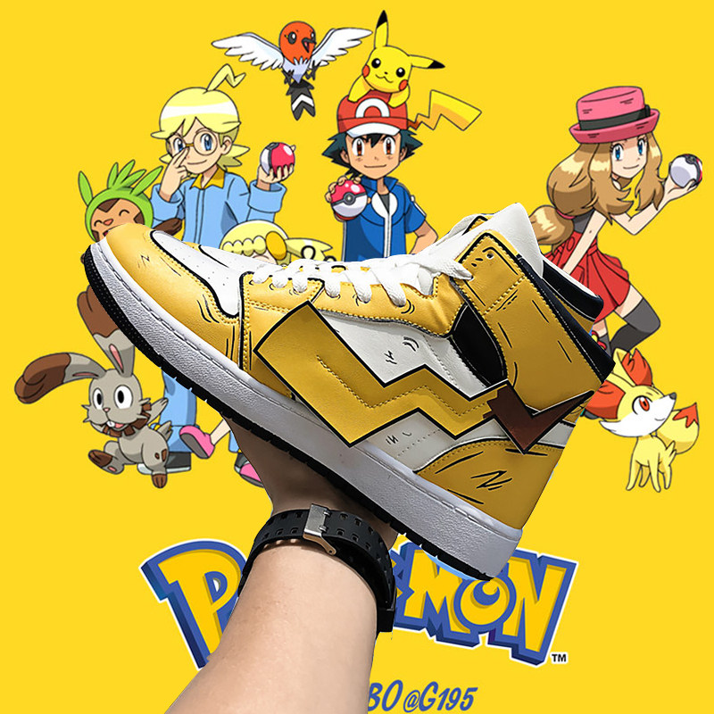 Men's shoes autumn 2021 new pickup joint aj1 couple shoes shoes men's Korean version of graffiti trend casual shoes