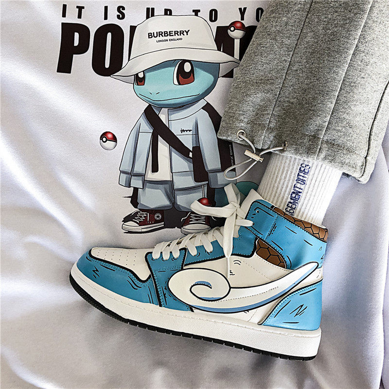 Pickup joint aj men's shoes Air Force No. 1 high-top men's shoes jenny turtle shoes men's Korean version of the trend board shoes sneakers