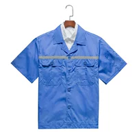 Летняя синяя светоотражающая футболка, короткий рукав