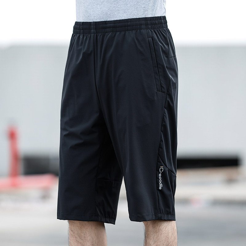 Summer loose casual shorts men six-pants summer daddy fast dry casual trend sports big size five-pants