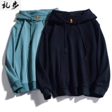 Цветной демисезонный трендовый лонгслив, толстовка с капюшоном, комплект для влюбленных, весенний балахон