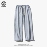 Спортивные баскетбольные штаны для школьников для отдыха, свободный прямой крой