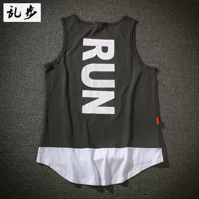 European and American High Street wind Net red same hip hop sleeveless T-shirt men basketball sports sweat vest fear of god tide