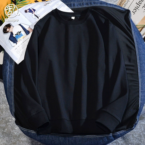 Цветная толстовка, осенняя демисезонная парная одежда, приятный телу лонгслив, футболка подходит для мужчин и женщин, куртка, круглый воротник