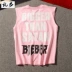 Biebo cùng một đoạn punk phong cách áo thun không tay nam cotton lỏng và nam thể dục giải trí thể thao vest vest mồ hôi - Lót áo thun ba lỗ Lót