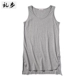 High street dance thủy triều thương hiệu thể thao cotton mồ hôi vest nam thoáng khí tay áo ngắn ngắn dài dài phần hip hop đáy áo