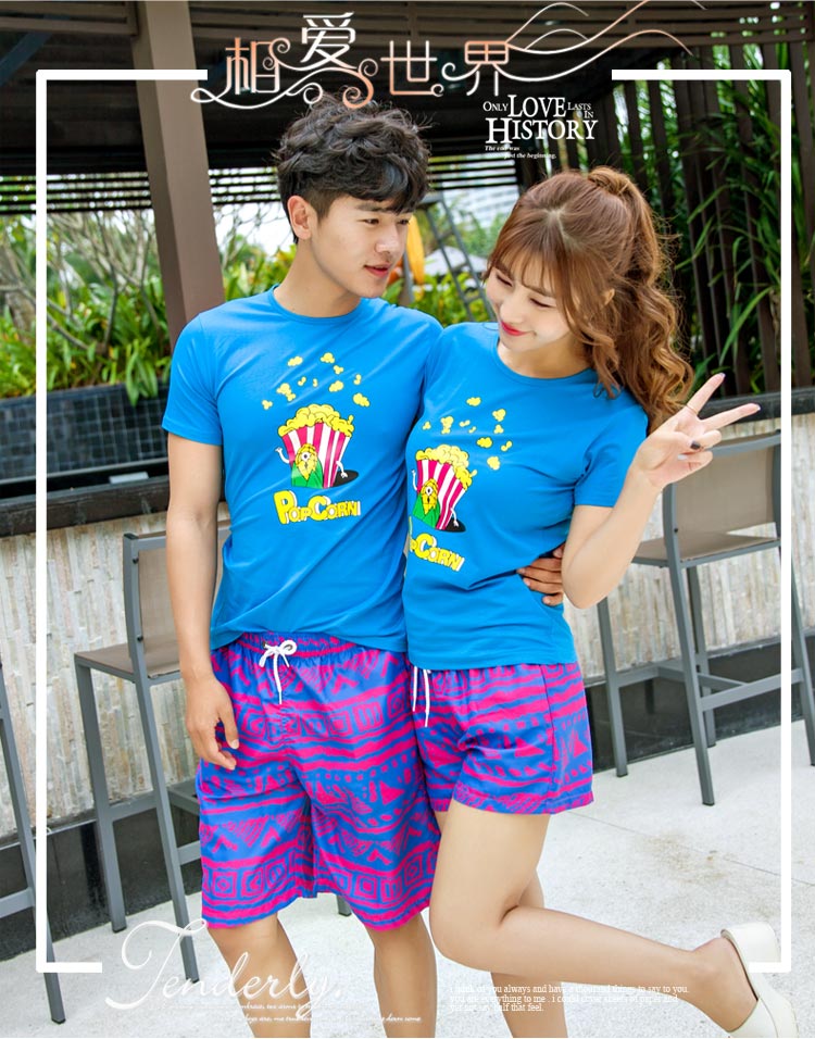 Những người yêu thích bãi biển mùa hè 2019 bên bờ biển kỳ nghỉ trăng mật phù hợp với nam và nữ qlz áo thun ngắn tay nhanh chóng quần short đi biển - Quần bãi biển 	quần đi biển cho nam	