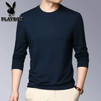 Playboy, шелковый осенний базовый приятный телу цветной тонкий лонгслив для отдыха, высокий воротник, облегающий крой